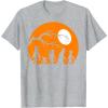 imageStar Wars Trick Or Treat Halloween Silhouette TShirtHeather Grey