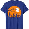 imageStar Wars Trick Or Treat Halloween Silhouette TShirtRoyal Blue
