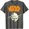 imageStar Wars Yoda Dripping Ooze Logo Halloween TShirtAsphalt Grey