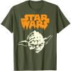 imageStar Wars Yoda Dripping Ooze Logo Halloween TShirtOlive Green