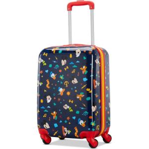 imageAmerican Tourister Star Wars R2D2 CarryOn Luggage  Airline Approved Durable Hardshell with Favorite Rebel Droid  Roll Confidentially with Spinner Wheels ampamp Colorful Adjustable HandleMickey Mouse  Friends