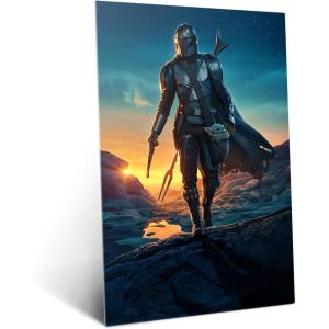 imageDisplate Metal Poster Star Wars  Mandalorian Season 2  Mando Din Djarin  The Mandalorian and Grogu  Collectible Gift  Premium Decorations Wall Art Decor Gifts Movie Posters  126x177 in177L x 126W