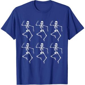 imageStar Wars Clone Trooper Dancing Skeletons Halloween TShirtRoyal Blue