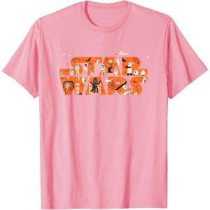 imageStar Wars Halloween Darth Vader Spooky Empire Movie Logo TShirtPink
