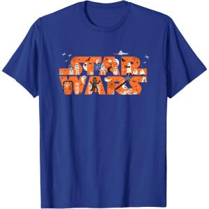 imageStar Wars Halloween Darth Vader Spooky Empire Movie Logo TShirtRoyal Blue