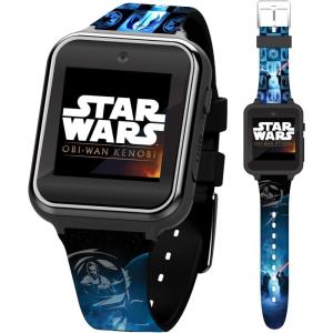 imageStar Wars Kids Smartwatch with ObiWan Kenobi Design 10 Clock Faces Selfie Camera Voice and Video Recorder Step Counter Calculator Alarm Fun Games and 3 Wallpapers  Fits Wrists 55quot80quot
