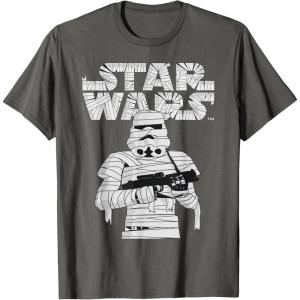 imageStar Wars Stormtrooper Mummy Halloween Costume TShirtAsphalt Grey