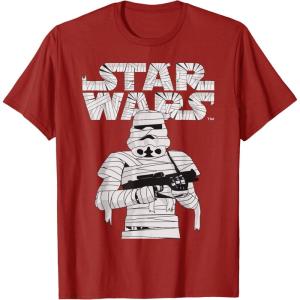 imageStar Wars Stormtrooper Mummy Halloween Costume TShirtCranberry Red