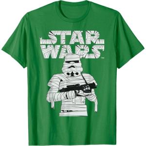imageStar Wars Stormtrooper Mummy Halloween Costume TShirtKelly Green