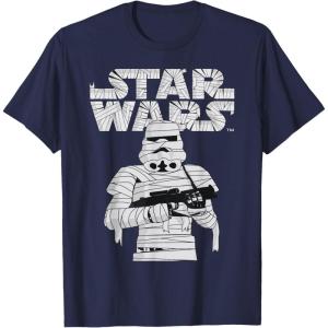imageStar Wars Stormtrooper Mummy Halloween Costume TShirtNavy Blue
