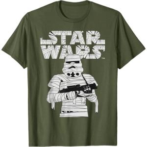 imageStar Wars Stormtrooper Mummy Halloween Costume TShirtOlive Green
