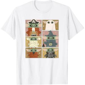 imageStar Wars The Mandalorian Halloween Grogu Costumes Box Up TShirtWhite