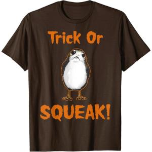 imageStar Wars Trick Or Squeak Halloween TShirtBrown