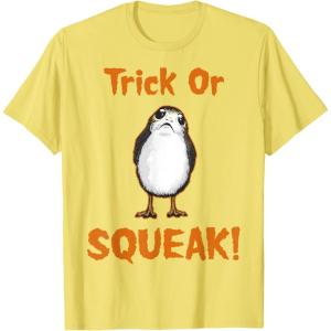 imageStar Wars Trick Or Squeak Halloween TShirtLemon Yellow