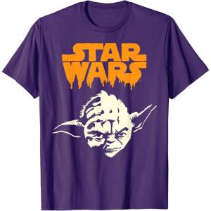 imageStar Wars Yoda Dripping Ooze Logo Halloween TShirtPurple