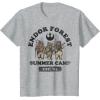 imageStar Wars Endor Forest Summer Camp Graphic TShirt Z1 TShirtHeather Grey