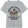 imageStar Wars Endor Forest Summer Camp Graphic TShirt Z1 TShirtHeather Grey