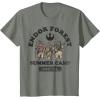 imageStar Wars Endor Forest Summer Camp Graphic TShirt Z1 TShirtOlive Heather