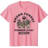 imageStar Wars Endor Forest Summer Camp Graphic TShirt Z1 TShirtPink