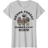 imageStar Wars Endor Forest Summer Camp Graphic TShirt Z1 TShirtSilver Grey