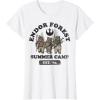 imageStar Wars Endor Forest Summer Camp Graphic TShirt Z1 TShirtWhite