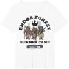 imageStar Wars Endor Forest Summer Camp Graphic TShirt Z1 TShirtWhite