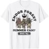 imageStar Wars Endor Forest Summer Camp Graphic TShirt Z1 TShirtWhite