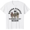 imageStar Wars Endor Forest Summer Camp Graphic TShirt Z1 TShirtWhite