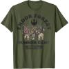 imageStar Wars Endor Forest Summer Camp Graphic TShirt Z1 TShirtOlive Green