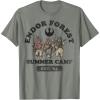 imageStar Wars Endor Forest Summer Camp Graphic TShirt Z1 TShirtOlive Heather