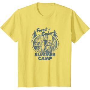 imageKids Star Wars Classic Forest Of Endor Summer Camp Vintage Ewok TShirtLemon Yellow