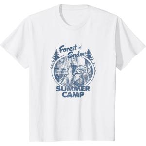 imageKids Star Wars Classic Forest Of Endor Summer Camp Vintage Ewok TShirtWhite