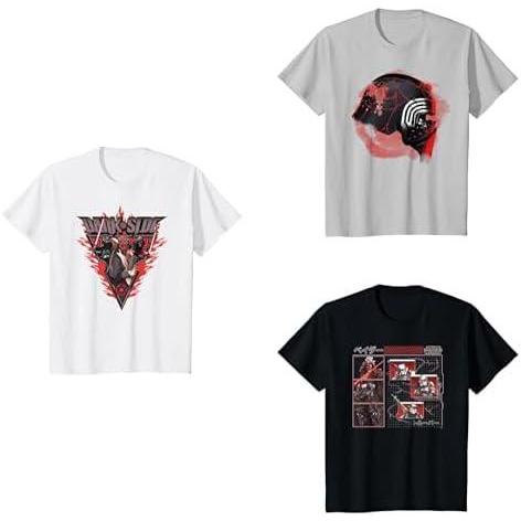 imageStar Wars Boys Girls and Toddlers ShortSleeve TShirts MultipacksStar Wars Darth Vader  Kylo Ren Dark
