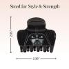 imageKitsch x Star Wars Stormtrooper Glitter Hair Clip for Women  Iconic GalaxyInspired Claw Clip  EcoFriendly Recycled Plastic Strong Secure Grip  Ideal Gifts for Women Hair Accessories for GirlsDarth Vader