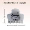 imageKitsch x Star Wars Stormtrooper Glitter Hair Clip for Women  Iconic GalaxyInspired Claw Clip  EcoFriendly Recycled Plastic Strong Secure Grip  Ideal Gifts for Women Hair Accessories for GirlsStormtrooper