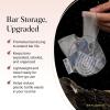 imageKitsch x Star Wars Stormtrooper Soap Saver Bag  Patented Mesh Bag Soap Holder for Body Wash Bar  Extends Use ampamp Prevents Soggy Mess  Recycled Mesh Beauty Pouch EcoFriendlyR2d2