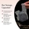 imageKitsch x Star Wars Stormtrooper Soap Saver Bag  Patented Mesh Bag Soap Holder for Body Wash Bar  Extends Use ampamp Prevents Soggy Mess  Recycled Mesh Beauty Pouch EcoFriendlyDarth Vader