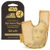 imageKitsch x Star Wars Stormtrooper Soap Saver Bag  Patented Mesh Bag Soap Holder for Body Wash Bar  Extends Use ampamp Prevents Soggy Mess  Recycled Mesh Beauty Pouch EcoFriendlyC3po