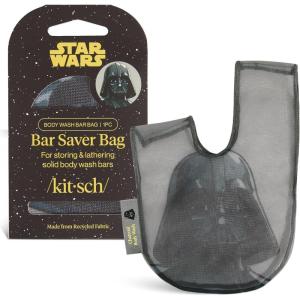 imageKitsch x Star Wars Stormtrooper Soap Saver Bag  Patented Mesh Bag Soap Holder for Body Wash Bar  Extends Use ampamp Prevents Soggy Mess  Recycled Mesh Beauty Pouch EcoFriendlyDarth Vader