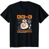imageStar Wars  The Force Awakens BB8 Schematic TShirtBlack