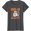 imageStar Wars  The Force Awakens BB8 Schematic TShirtDark Heather Grey