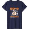 imageStar Wars  The Force Awakens BB8 Schematic TShirtNavy Blue