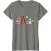 imageStar Wars Holiday Galactically Festive Christmas Logo TShirtOlive Heather