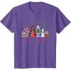 imageStar Wars Holiday Galactically Festive Christmas Logo TShirtPurple Heather