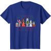 imageStar Wars Holiday Galactically Festive Christmas Logo TShirtRoyal Blue