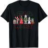 imageStar Wars Holiday Galactically Festive Christmas Logo TShirtBlack