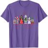 imageStar Wars Holiday Galactically Festive Christmas Logo TShirtPurple Heather