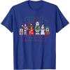 imageStar Wars Holiday Galactically Festive Christmas Logo TShirtRoyal Blue