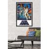 imageTrends International Star Wars A New Hope  One Sheet No Billing Block Wall Poster 34L x 224W Premium Unframed VersionBlack Framed Version