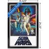 imageTrends International Star Wars A New Hope  One Sheet No Billing Block Wall Poster 34L x 224W Premium Unframed VersionBlack Framed Version